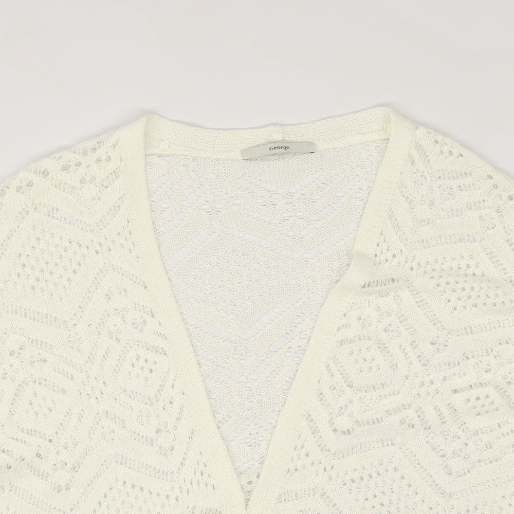 White sale cardigan asda