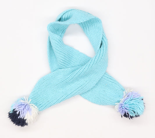 Marks and Spencer Girls Blue  Knit Scarf Scarves & Wraps Size Regular