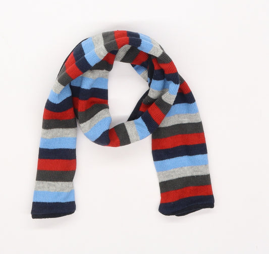 Preworn Boys Multicoloured Striped Knit Scarf  One Size