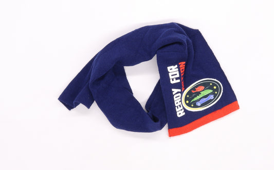 George Boys Blue   Scarf  Size Regular  - Ready for action