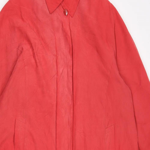Cloud Nine Womens Red   Overcoat Coat Size 12