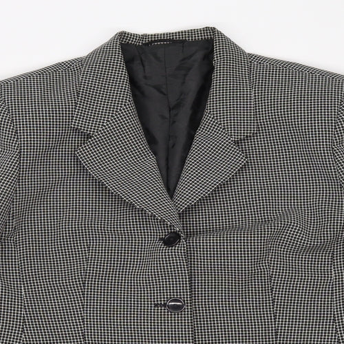 BHS Womens Grey Check  Jacket Suit Jacket Size 16