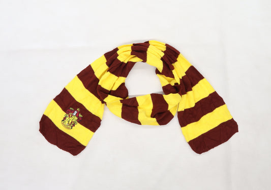 Harry Potter Boys Multicoloured Striped Knit Scarf  One Size  - Gryffindor