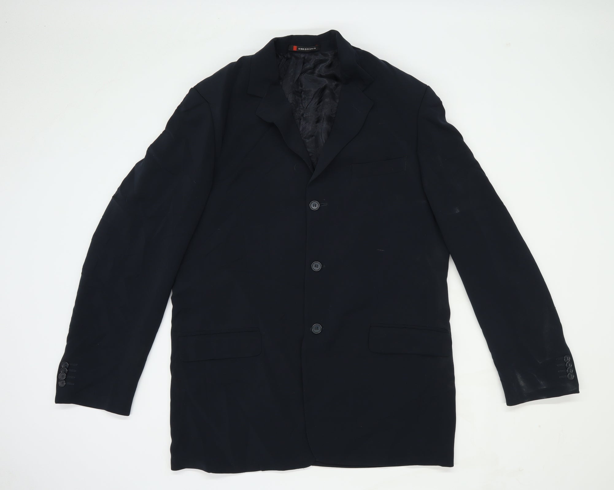 Ciro Citterio Mens Blue Jacket Blazer Size 40 Preworn Ltd