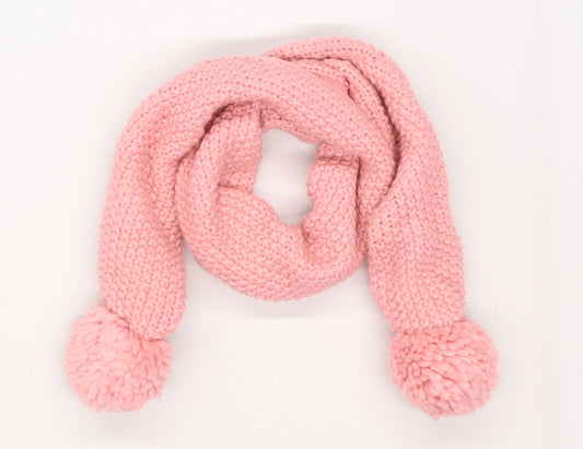 Marks and Spencer Girls Pink  Knit Scarf Scarves & Wraps One Size