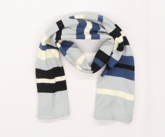 Marks and Spencer Boys Multicoloured Striped Knit Scarf  One Size