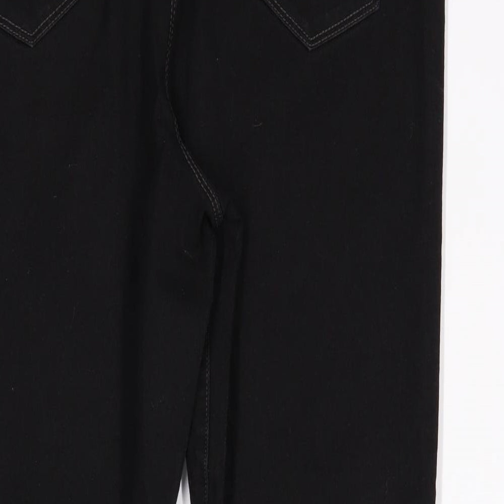 Ladies Jeggings Pep&Co Size 16 Stretch Black 19975