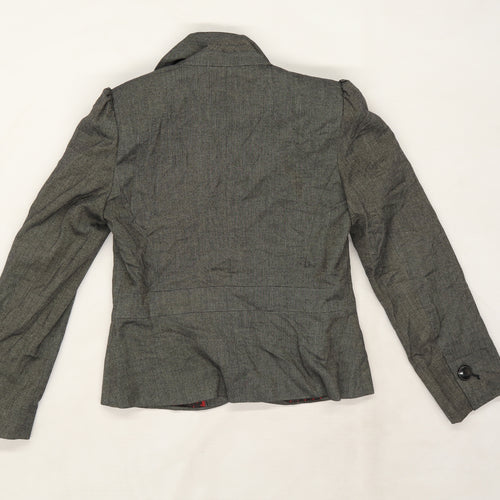 Marks and Spencer Womens Grey  Rayon Jacket Blazer Size 12