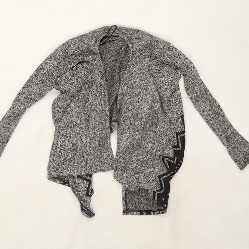 H&M Girls Grey  Knit Cardigan Jumper Size 10-11 Years