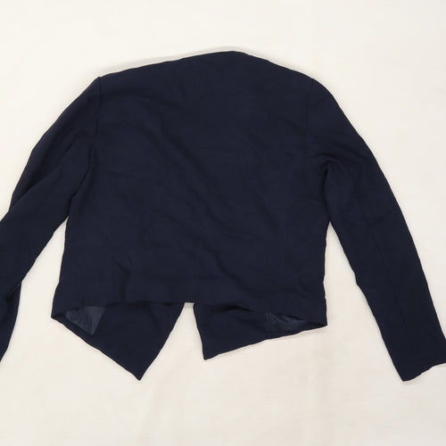 H&M Womens Blue  Rayon Jacket  Size 12