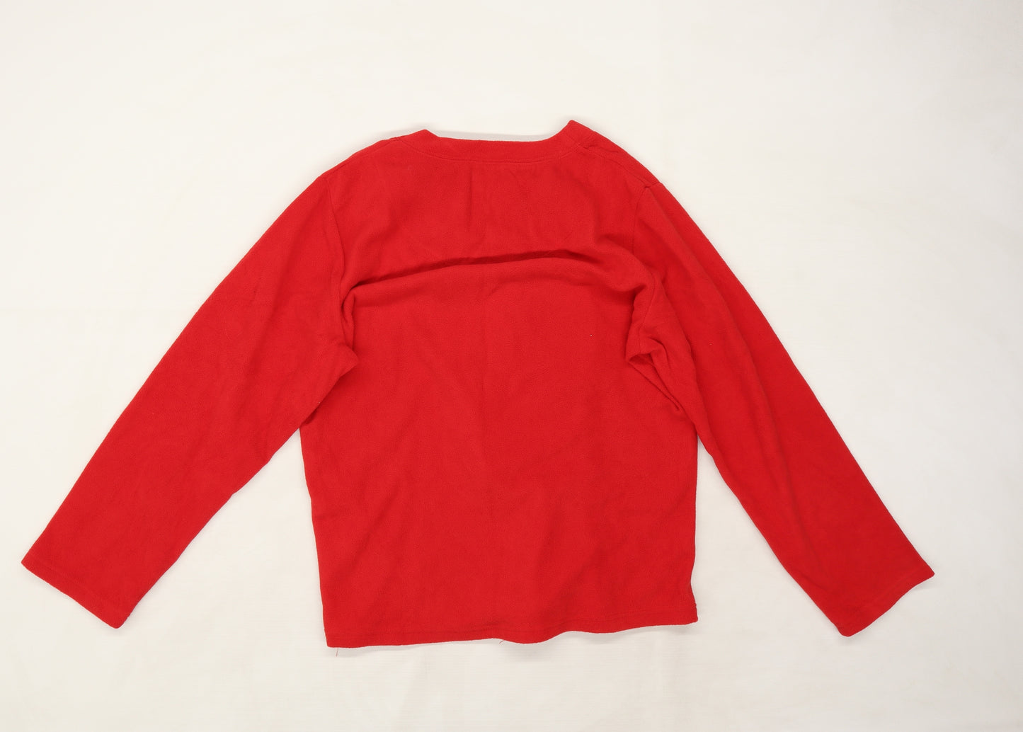 Forever Dreaming Mens Red  Fleece Pullover Jumper Size M  - Christmas sleepwear