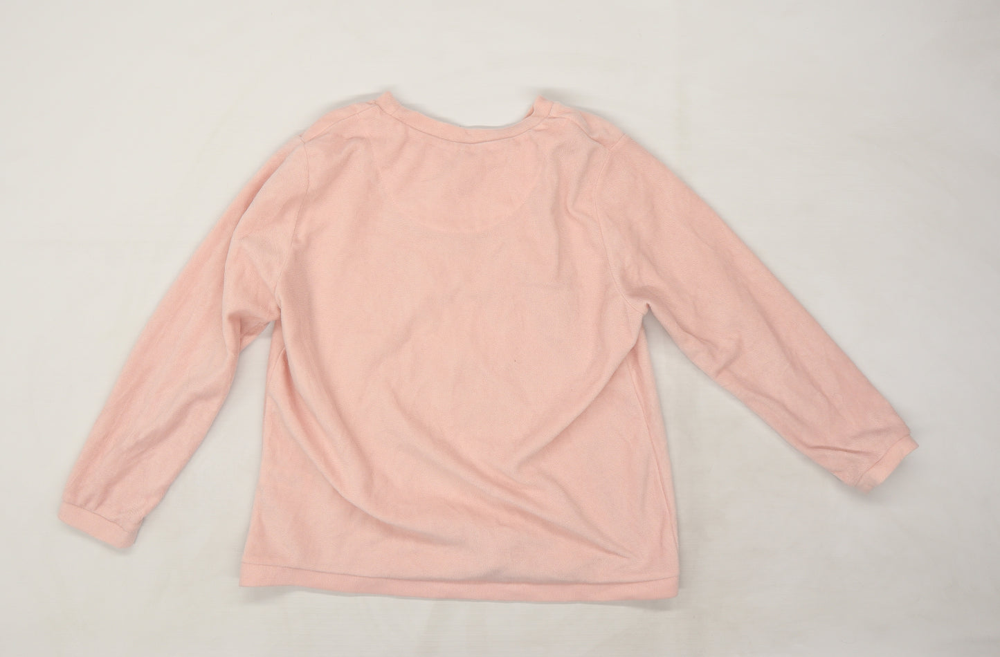 Love To Lounge Womens Pink  Fleece Pullover Jumper Size M  - sleepwear