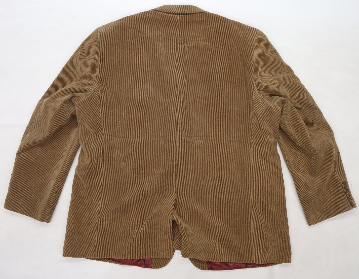 Skopes Mens Brown Striped Corduroy Jacket Suit Jacket Size XL