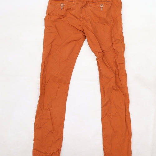 NEXT Boys Orange   Chino Trousers Size 12 Years
