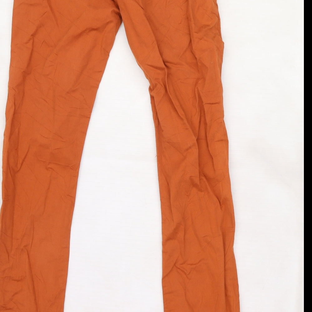 NEXT Boys Orange   Chino Trousers Size 12 Years