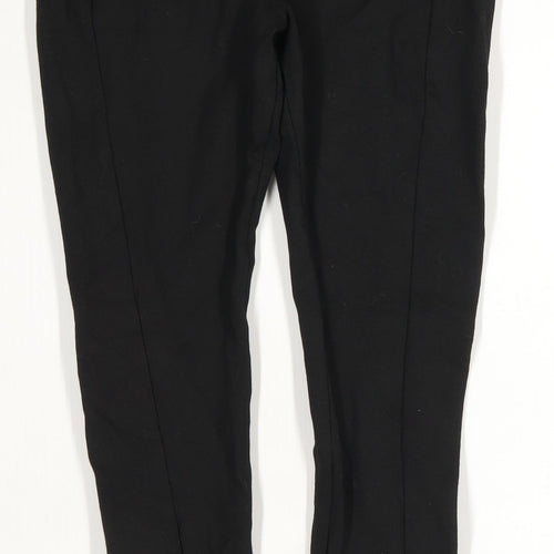 TU Womens Black   Jogger Trousers Size 8 L24 in - Elasticated waist