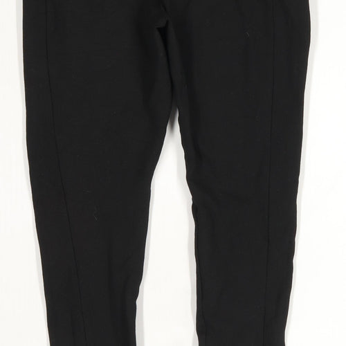 TU Womens Black   Jogger Trousers Size 8 L24 in - Elasticated waist