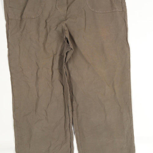 Happit Womens Brown   Trousers  Size 16 L27 in