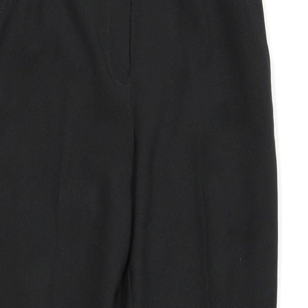 Fendi Women's Black Wool Straight Leg Suit Trousers at 1stDibs