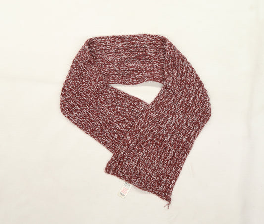 Marks and Spencer Boys Red  Knit Scarf  One Size  - 3-6 Years