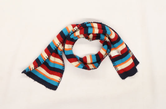 TU Boys Multicoloured Striped Knit Rectangle Scarf Scarf One Size