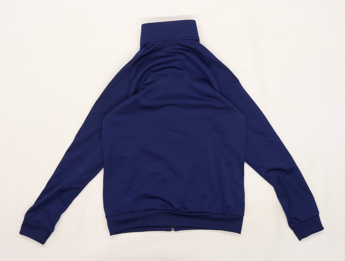 adidas Boys Blue  Satin Full Zip Sweatshirt Size 11-12 Years