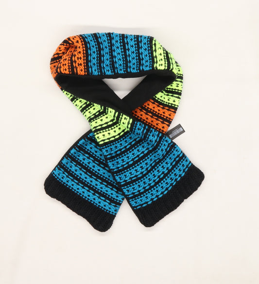 Nutmeg Boys Multicoloured Striped Knit Rectangle Scarf Scarf One Size