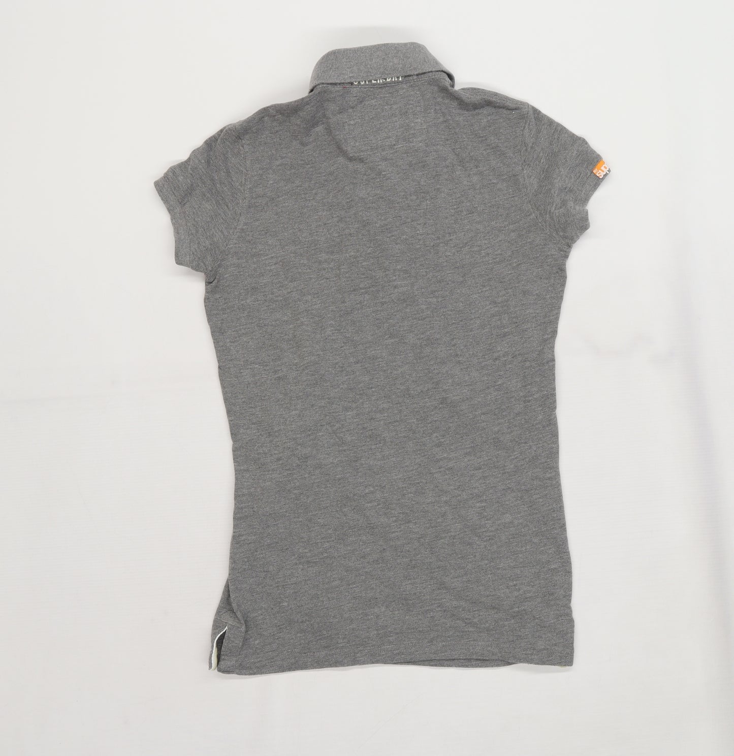 Superdry Mens Grey  Jersey  Polo Size M  - Badged