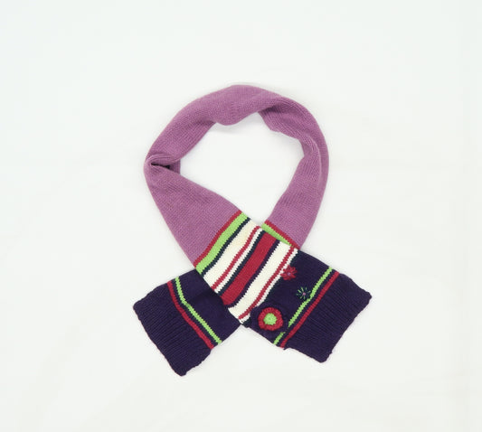 George Girls Purple Striped  Scarf Scarves & Wraps One Size