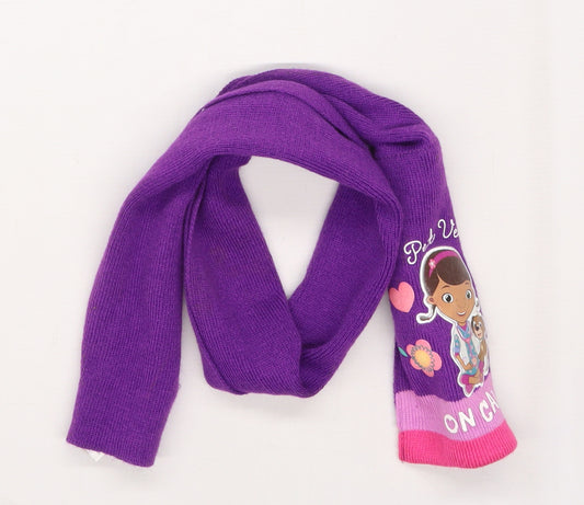 George Girls Purple  Knit Scarf Scarves & Wraps One Size