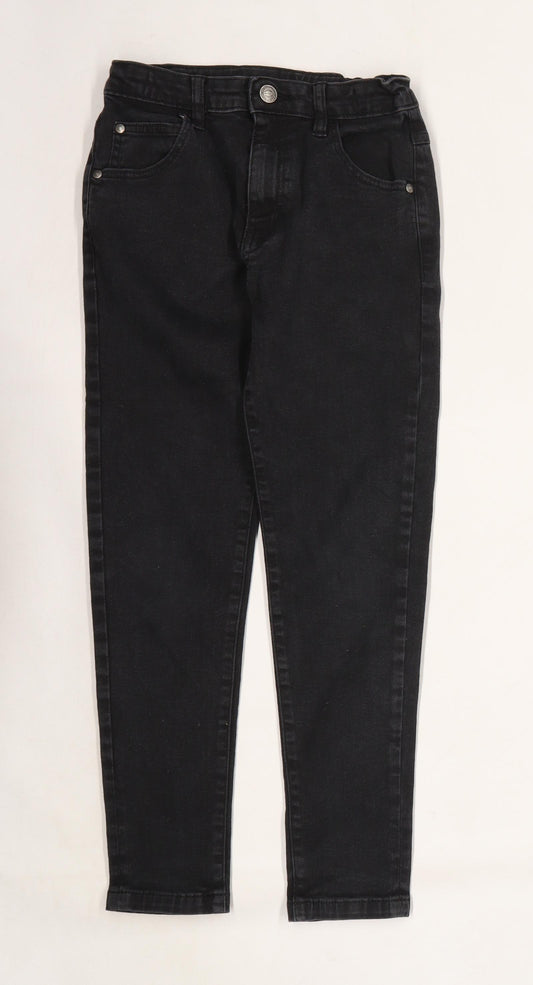 George Boys Black  Denim Skinny Jeans Size 9 Years