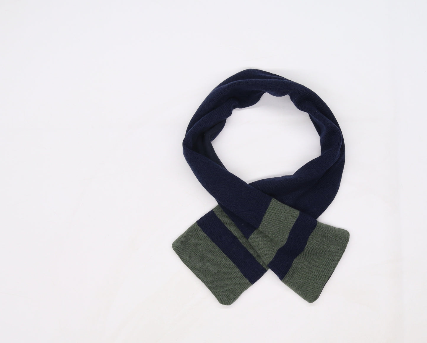 Matalan Boys Blue Striped  Scarf  One Size