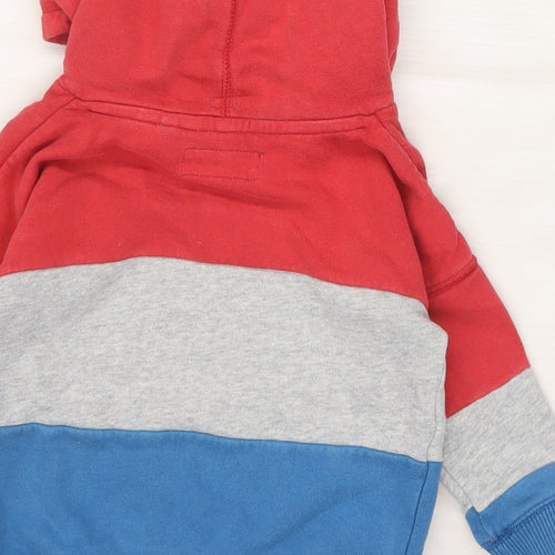 NEXT Boys Blue Striped Jersey Pullover Jumper Size 12-18 Months  - Star