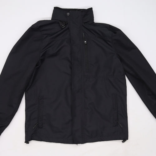 F&F Mens Black   Overcoat Coat Size M