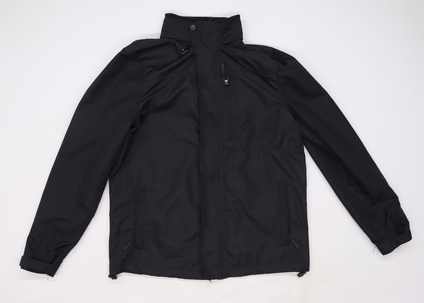 F&F Mens Black   Overcoat Coat Size M
