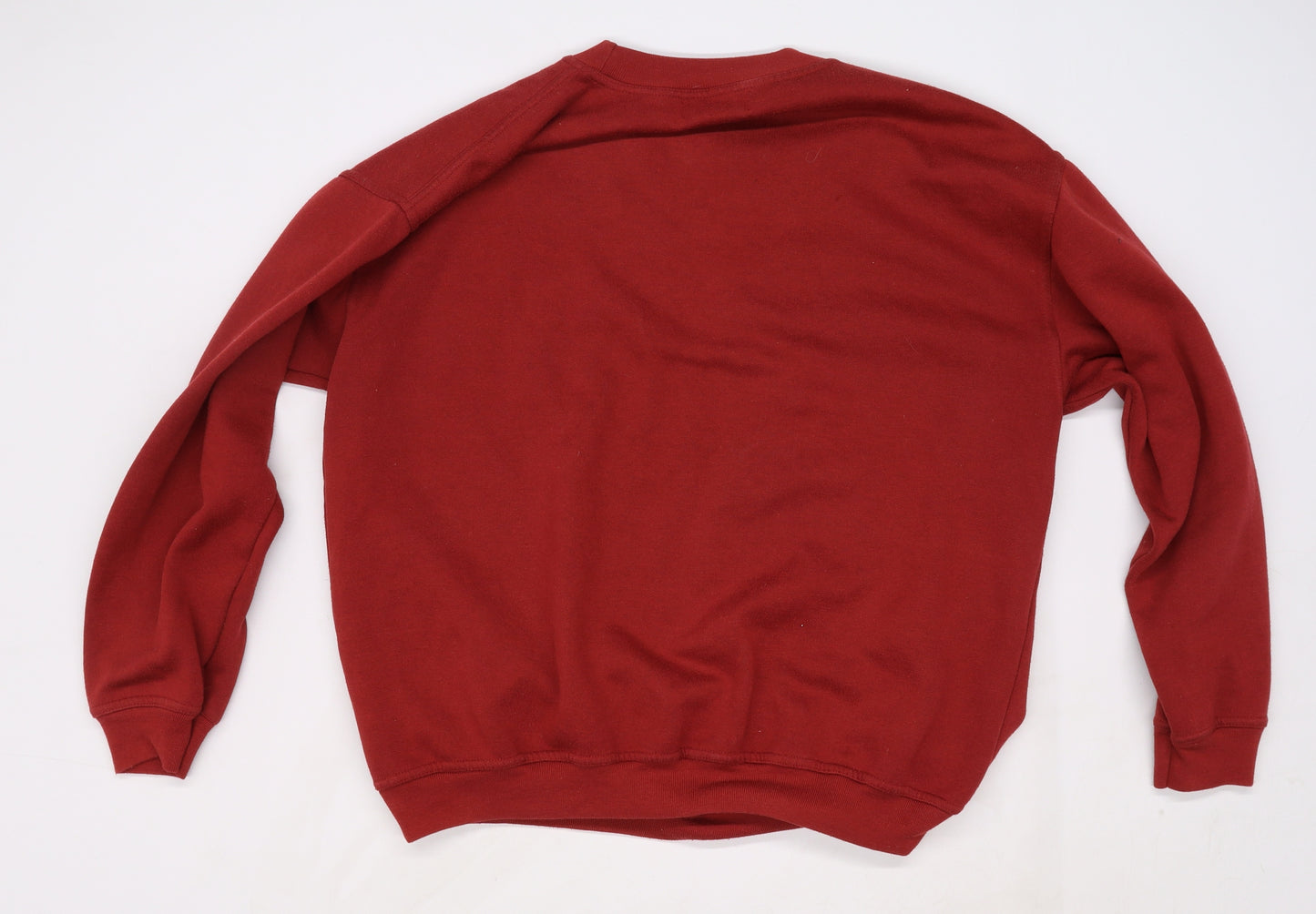 PreWorn Mens Red   Pullover Sweatshirt Size L