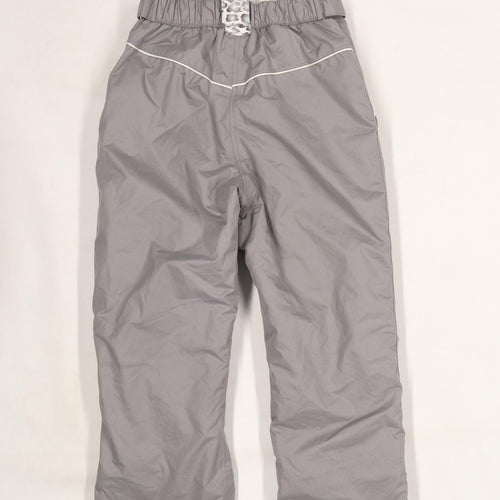 Glacier Point Girls Grey  Softshell Snow Pants Trousers Size 10-11 Years - Braces Included