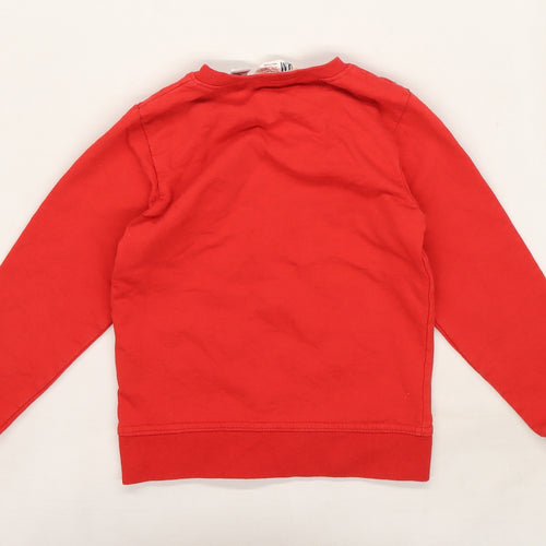 H&M Boys Red  Jersey Pullover Sweatshirt Size 5 Years  - Angry Birds