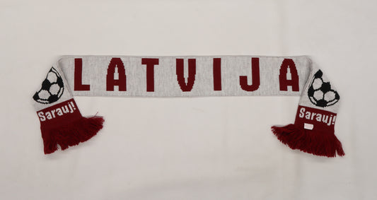 Preworn Boys Grey  Knit Rectangle Scarf Scarf One Size  - Latvija FC