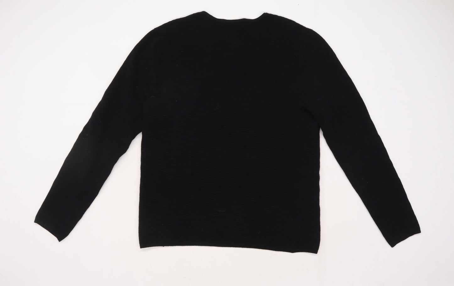 Zara Mens Black   Pullover Jumper Size XL
