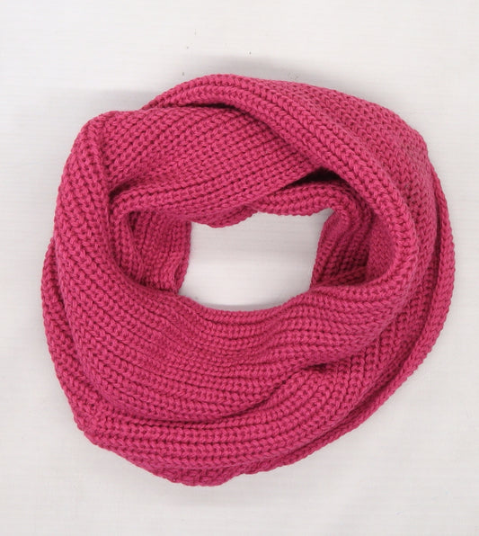 preworn Girls Pink  Knit Scarf Scarves & Wraps One Size  - Infinity Scarf