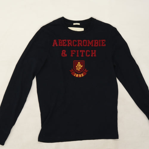 Abercrombie & Fitch Mens Blue  Knit Pullover Jumper Size S