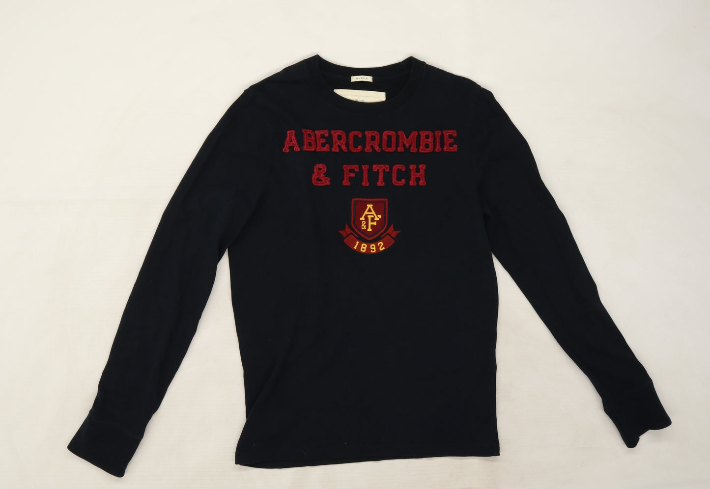 Abercrombie & Fitch Mens Blue  Knit Pullover Jumper Size S