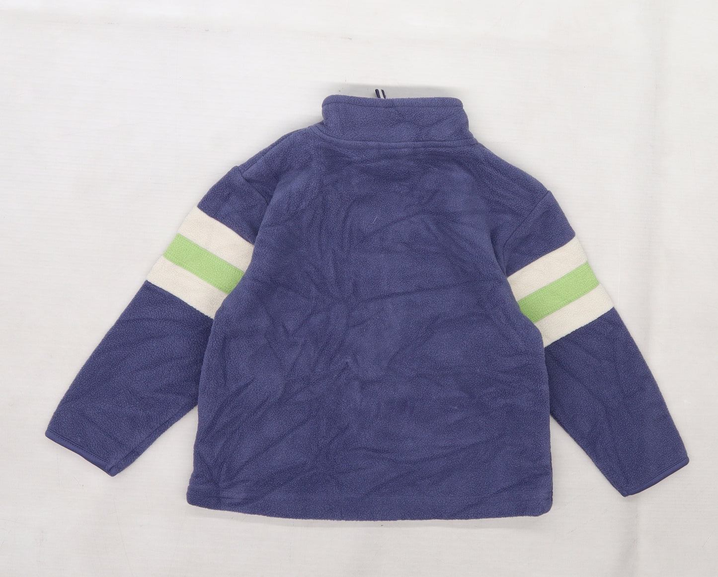 Active Boys Blue Striped Fleece Jacket  Size 2-3 Years