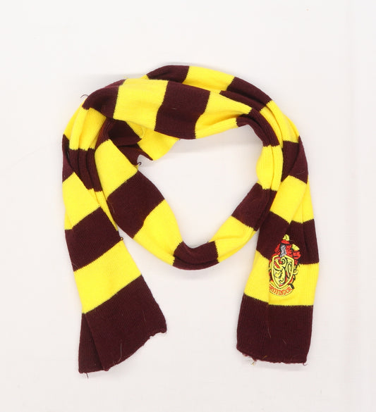 Harry Potter Unisex Multicoloured Striped Knit Scarf  One Size  - Gryffindor