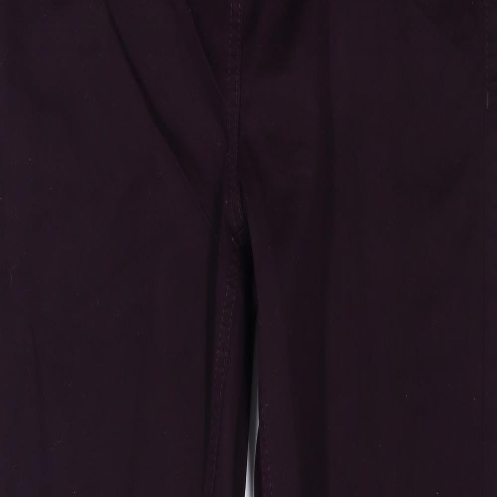 MODA GEORGE ASDA purple stretch cotton jeggings treggings trousers