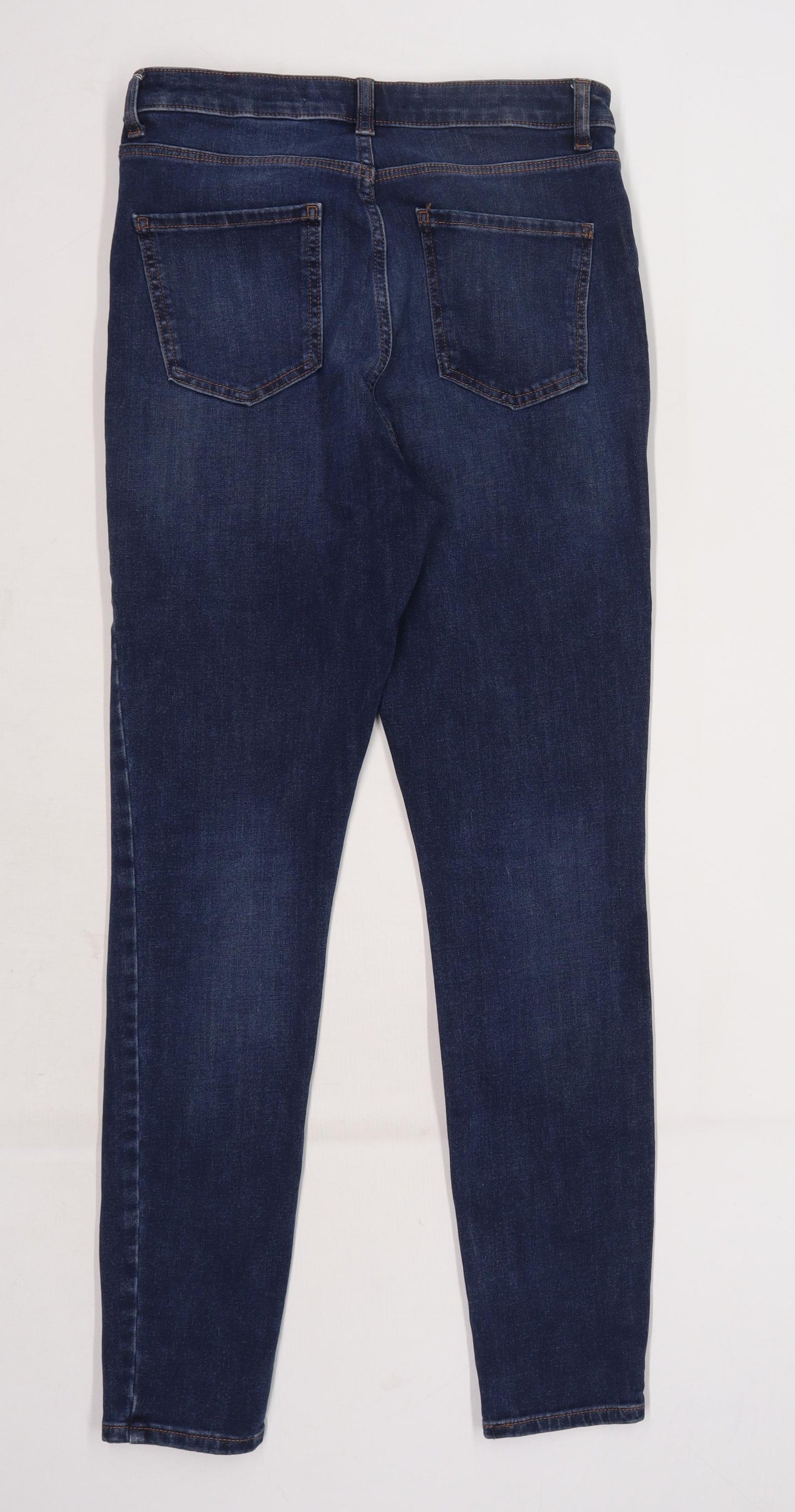 NEXT Womens Blue  Denim Skinny Jeans Size 12 L28 in