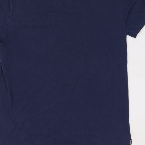 cropp Mens Blue Geometric   T-Shirt Size M