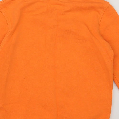George Boys Orange  Jersey Pullover Sweatshirt Size 4-5 Years  - All the Fun