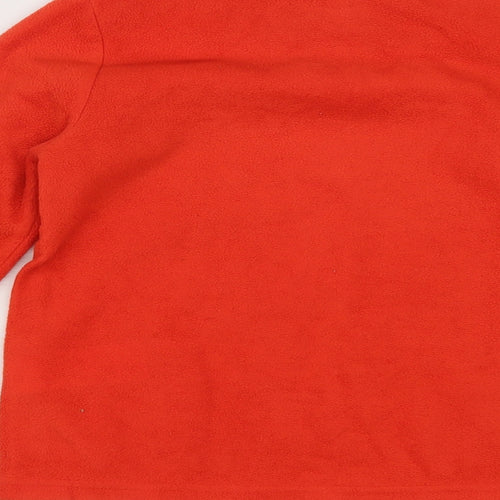 DECATHLON Boys Red  Fleece Pullover Sweatshirt Size 10 Years